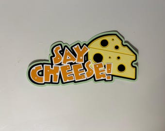Say Cheese Scrapbook Title Embellishment Paper Pieced Die Cut