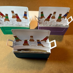 Refroidisseur de bière Boîte de voeux Masculin Carte 3D Anniversaire Retraite Toute occasion