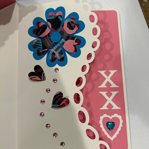 Handgefertigte XXO Jede Anlass Grußkarte Love Jubiläum Etc