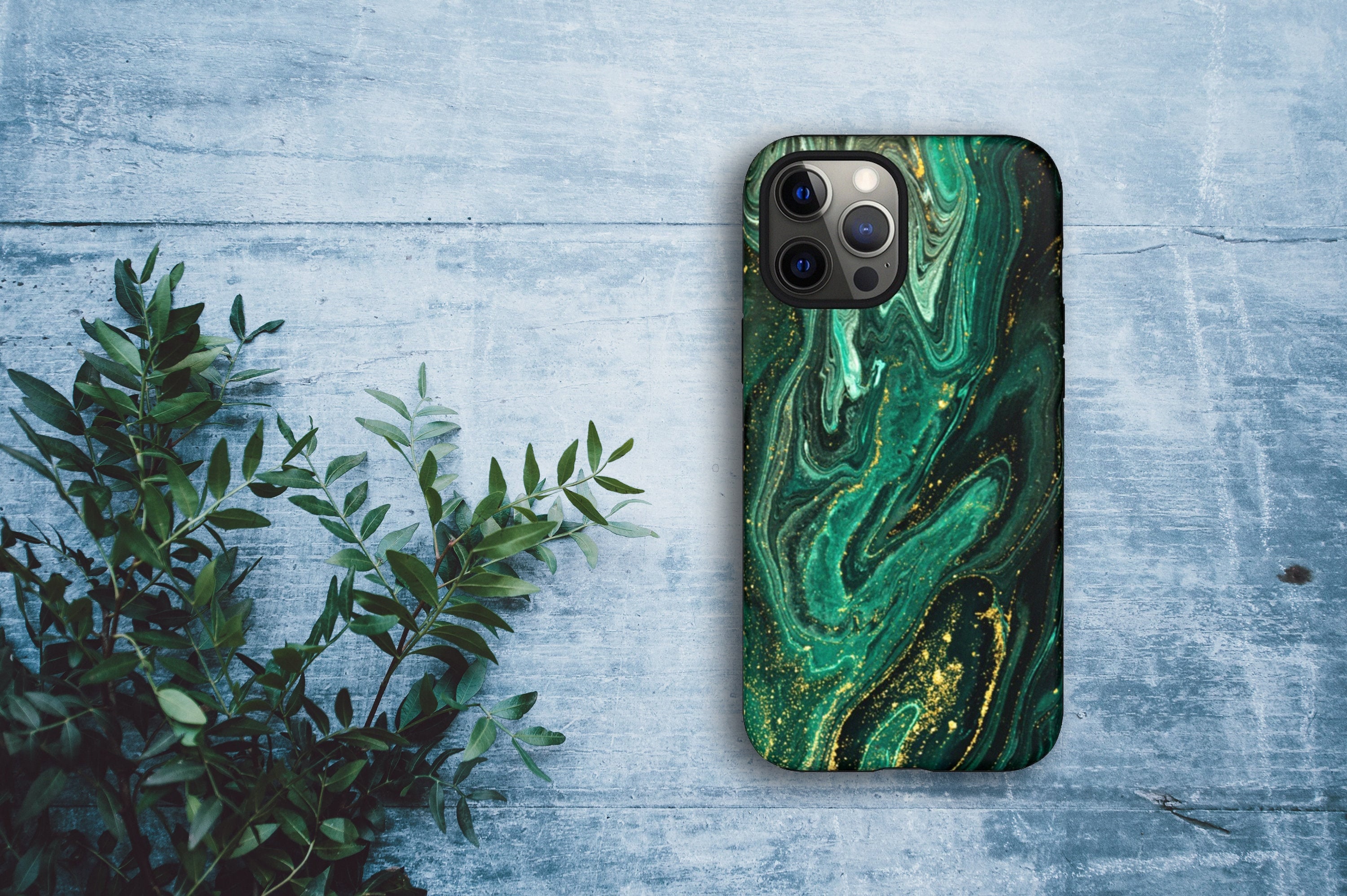 Green Marble Phone Case Cover for iPhone 12 11 X XR XS Etsy