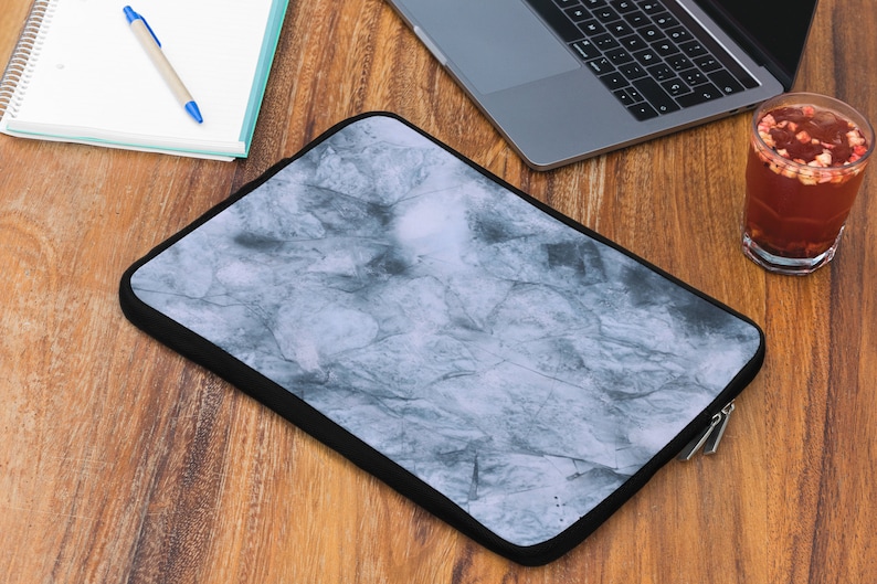Marble Laptop Sleeve Custom Cute Laptop Case Bag 12 13 15 inch