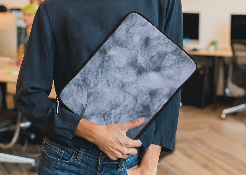 Marble Laptop Sleeve Custom Cute Laptop Case Bag 12 13 15 inch