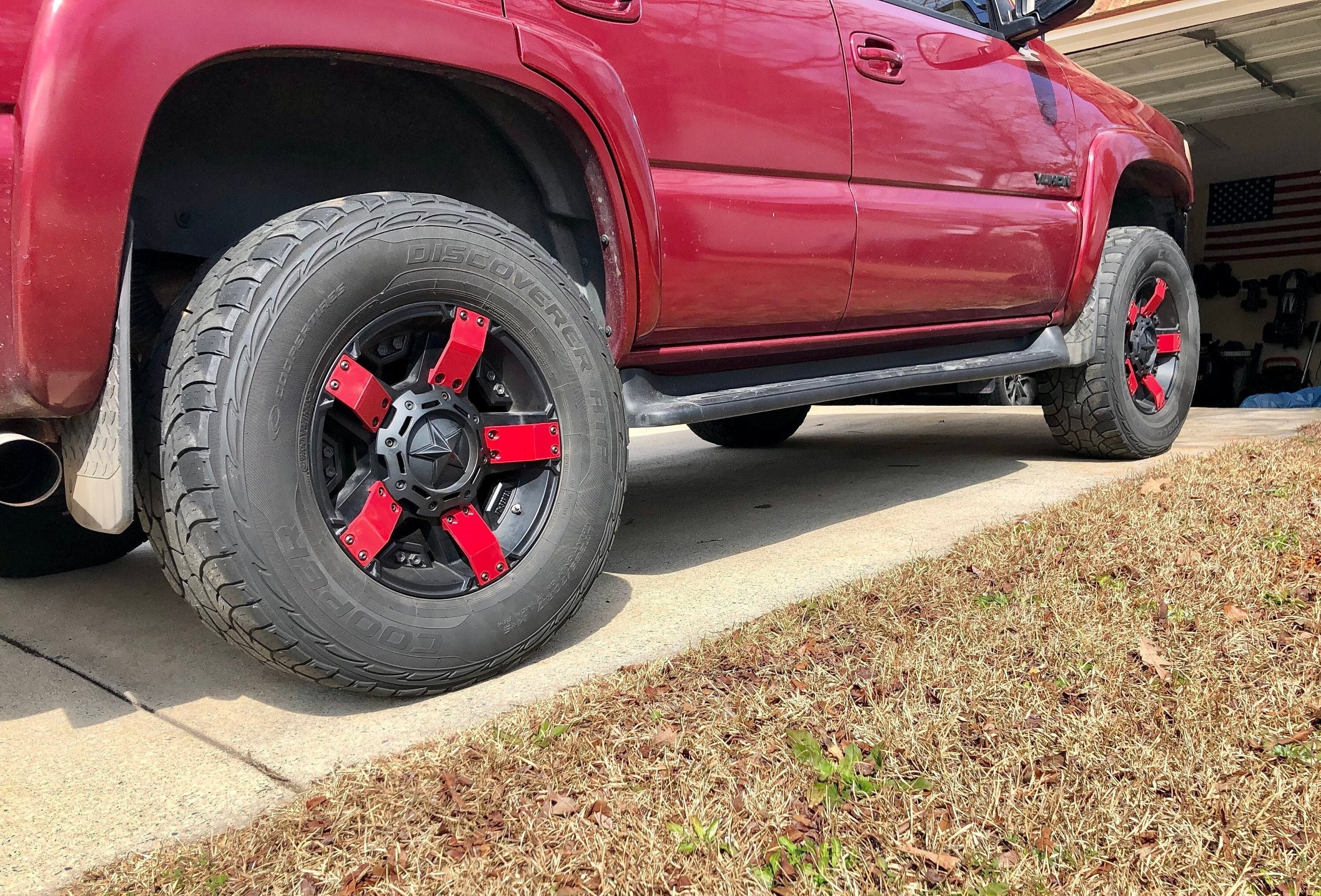 KMC Rockstar II XD811 Spoke Insert Set 3D Printed (4 Sizes