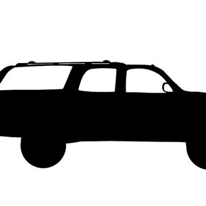 Suburban or Yukon XL Decal Sticker for Windshield Easter Egg