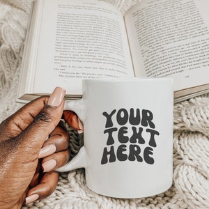 Christmas Mug Mockup | White Coffee Mug Styled Stock Photo | Winter Mug Mockup | Digital Image |11 oz. Ceramic Mug Mockup