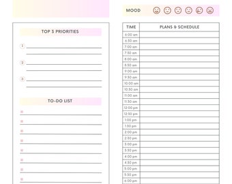 PRINTABLES / Printable Daily Planner