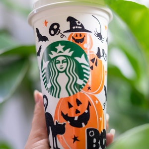 Sealed Halloween Custom Starbucks Hot Cup