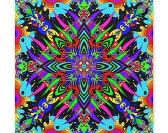 Trippy Canvas Print | Psychedelic Art