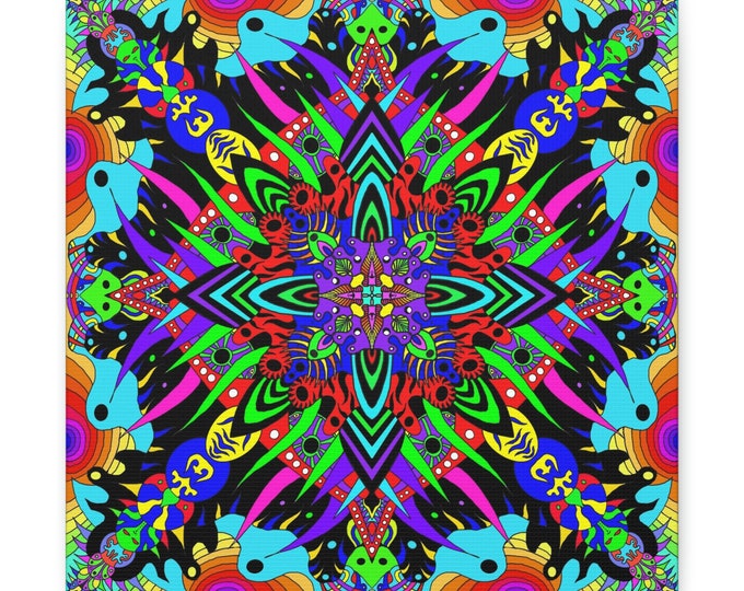 Trippy Canvas Print | Psychedelic Art