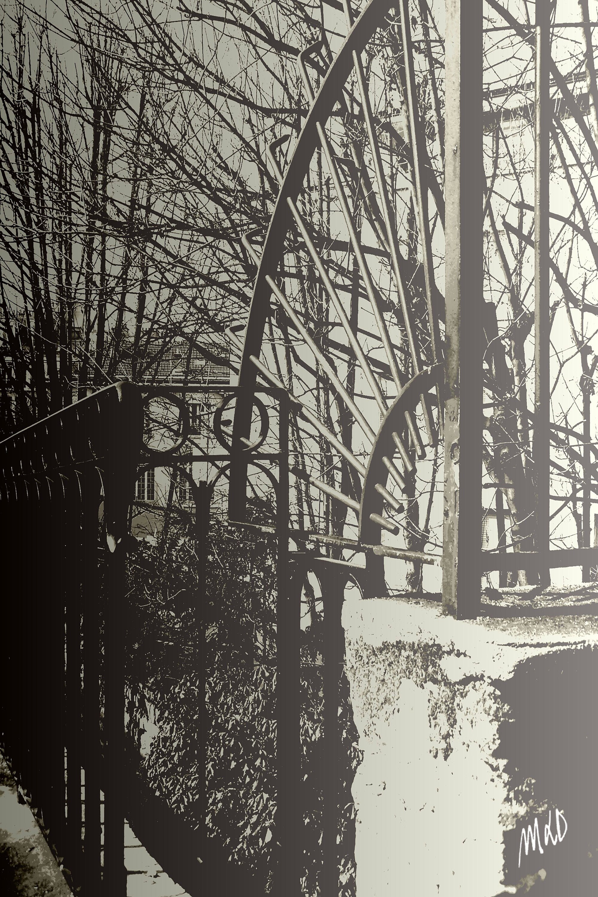 Impression Numérique Paris Vintage Sépia