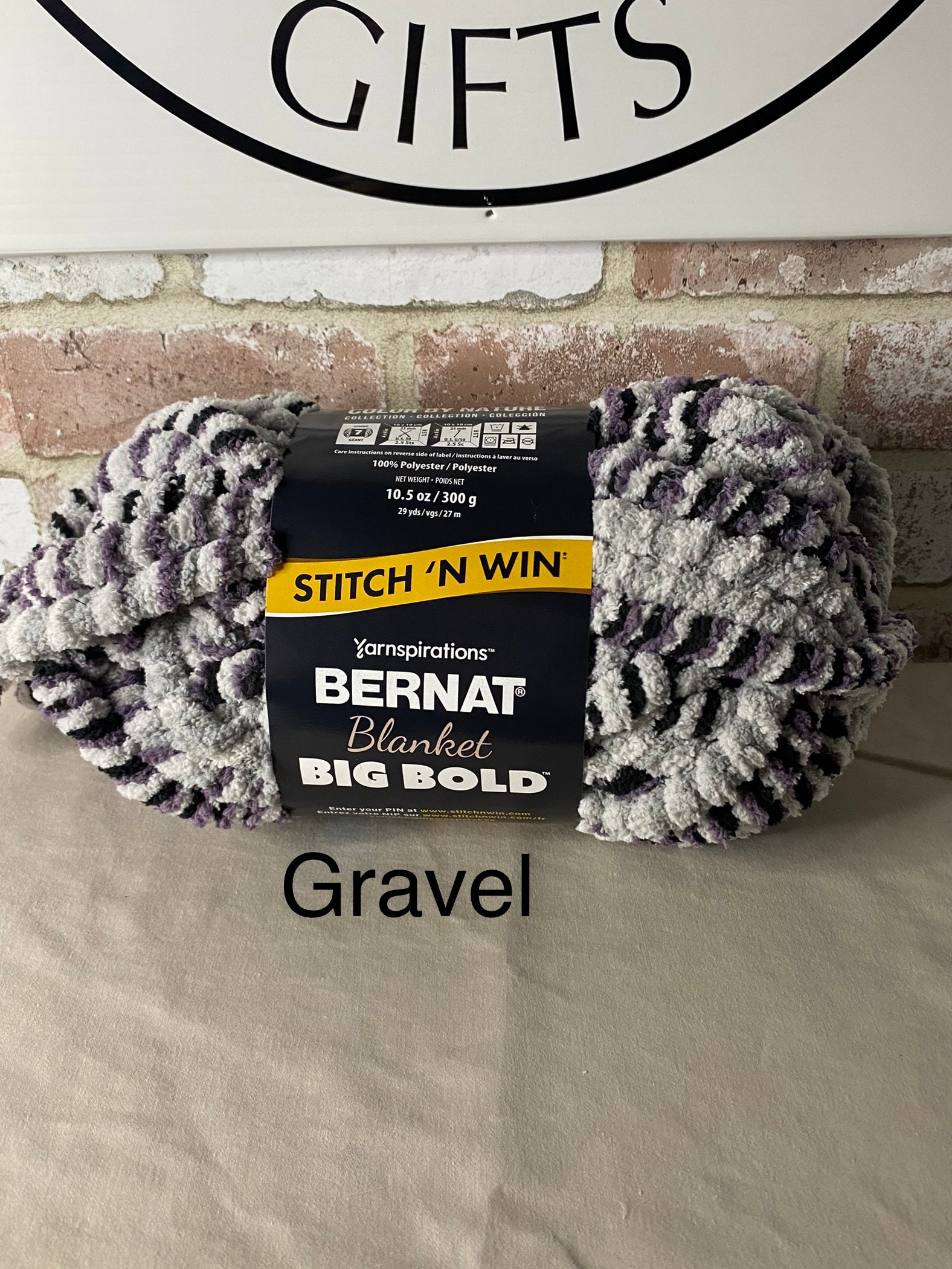 BERNAT Blanket 'Big', Misty Grey, 300g