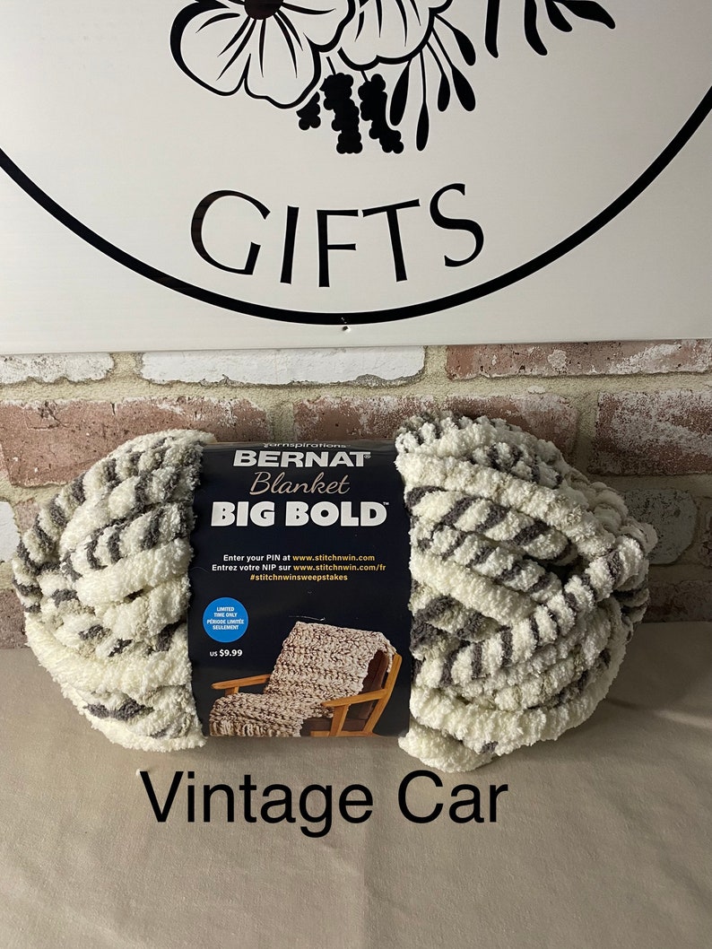 Bernat Big Bold Chenille Yarn Etsy