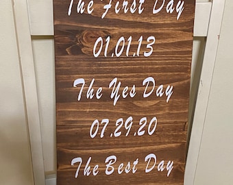Wood signs