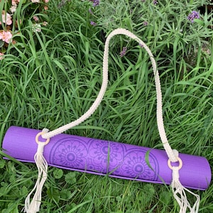 Yoga Mat Strap | Macramé Stretch Strap
