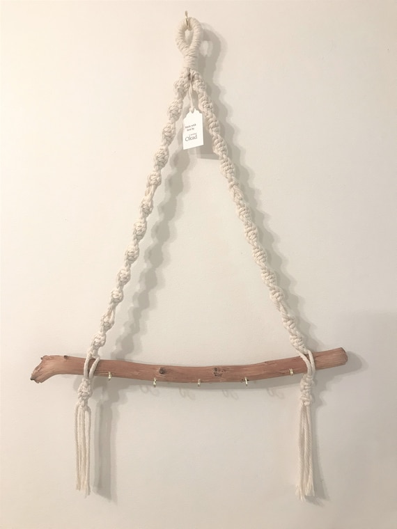 Macrame Jewelry Holder Macrame Entrance Organizer Wall Etsy