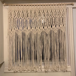 Macrame curtain / window curtain / kitchen curtain