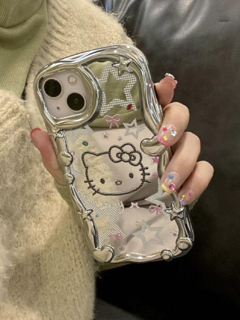 Carton Iphone Case Y2k Style Iphone Case Handmade Phone Etsy