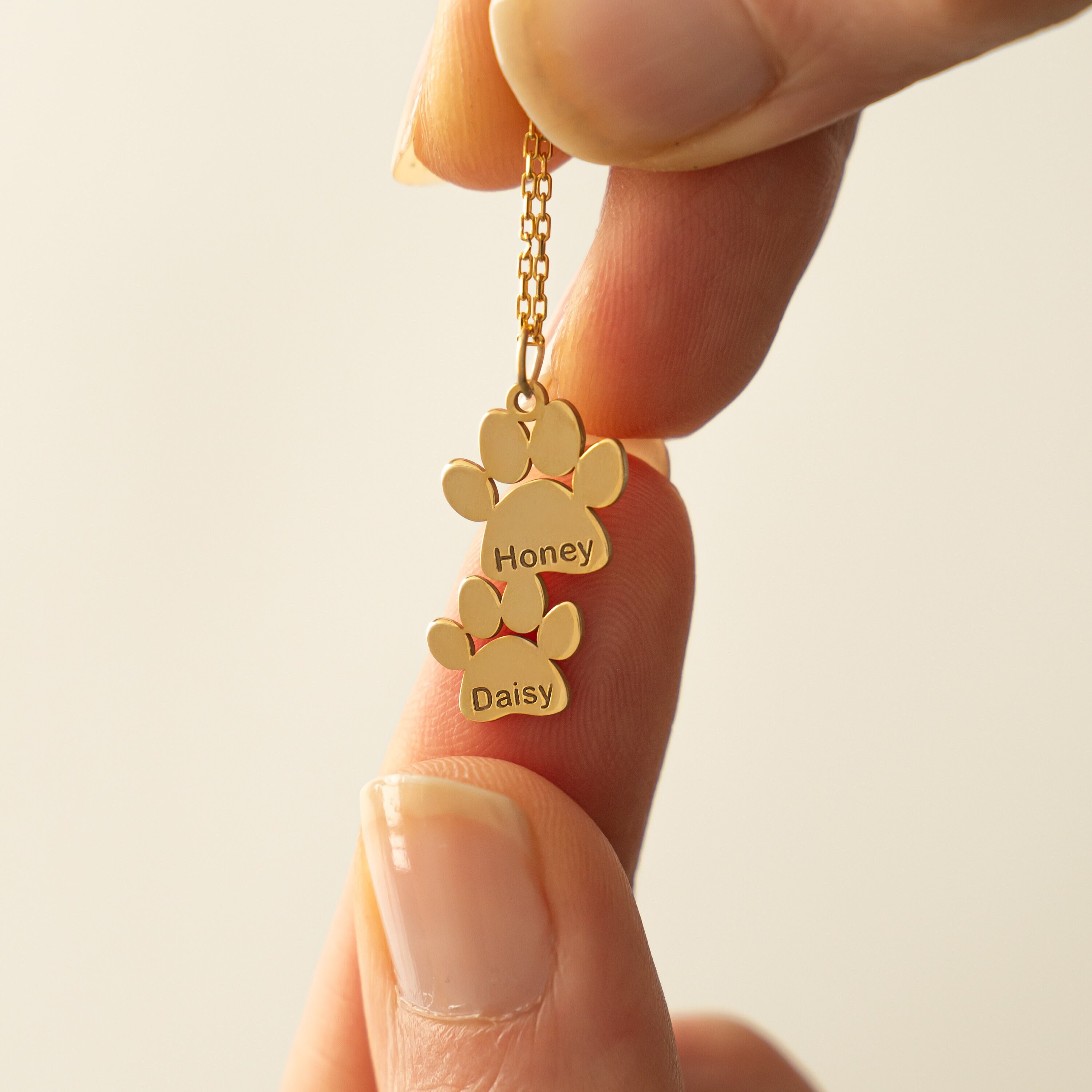 Tiny Paw Necklace Etsy Australia