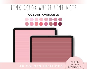 Pink College Ruled Paper Etsy Pink College Ruled Paper Etsy