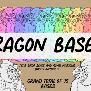 Dragon Base Pack | Wings of Fire Bases included!