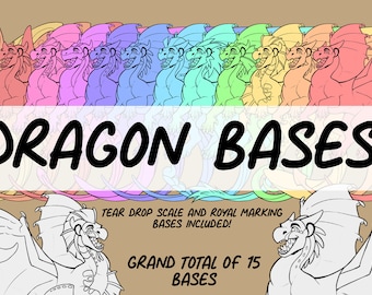 Dragon Base Pack | Wings of Fire Bases included!