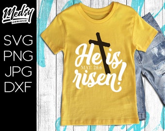He is Risen SVG Easter Resurrection Based design
