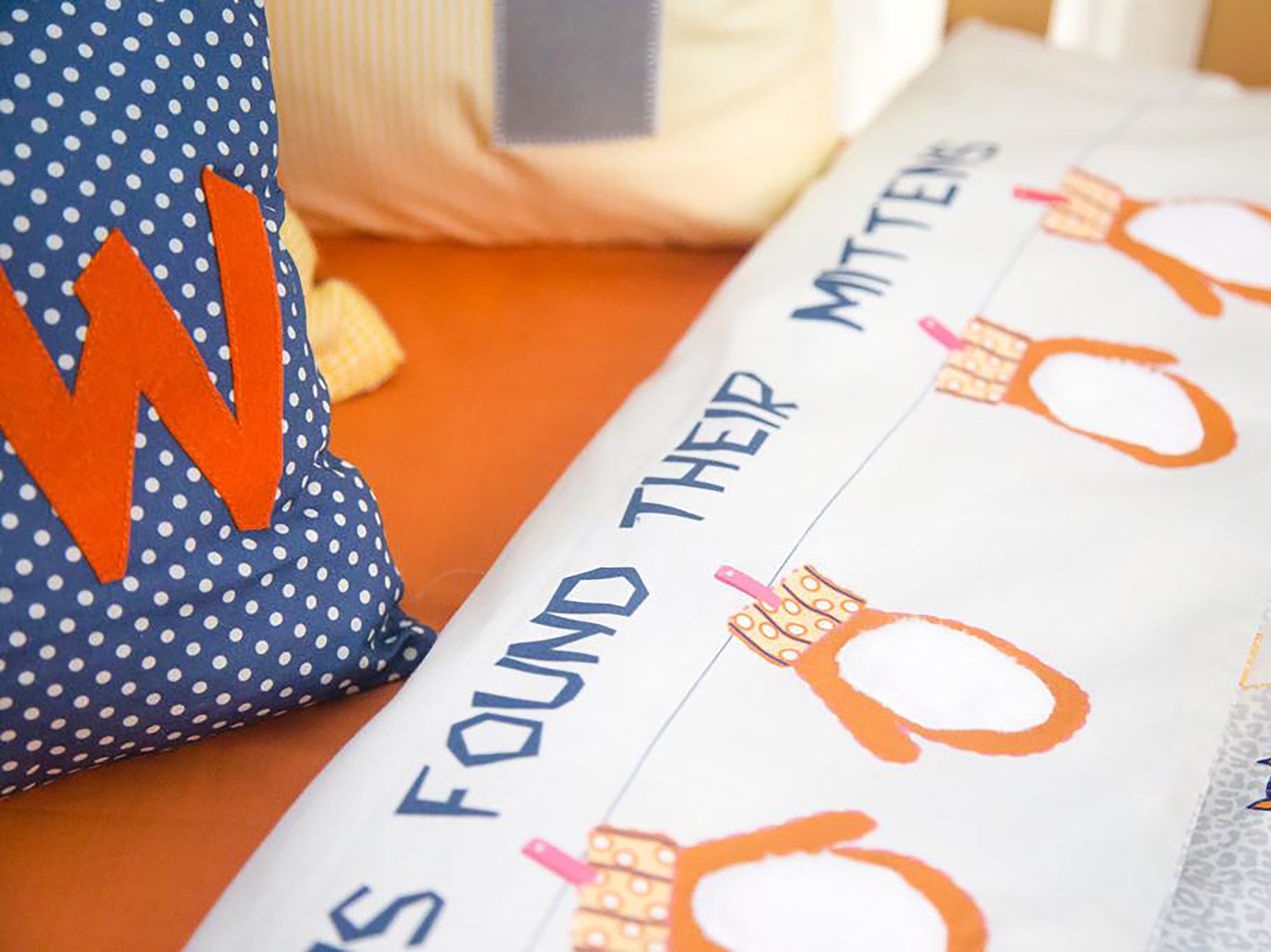 4 Piece Baby Cot Quilt Set // Kittens Cot Quilt Cover Set // Baby Boy