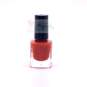 Red-Orange Warm Cinnamon 10 Toxin Free Nail Polish