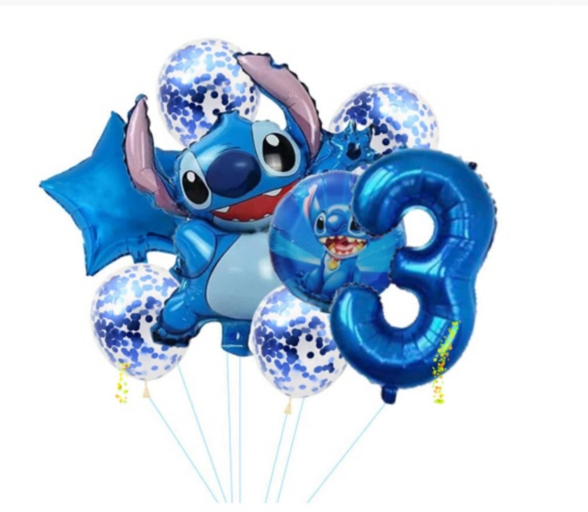 Stitch 5 Pieces Birthday Balloons Lilo and Stitch Birthday