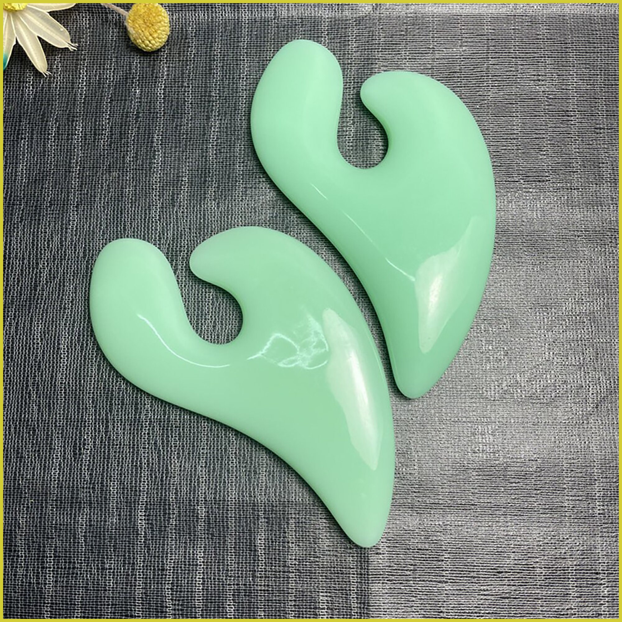 Gua Sha Massage Tool Natural Jade Gua Sha Facial Massage Etsy