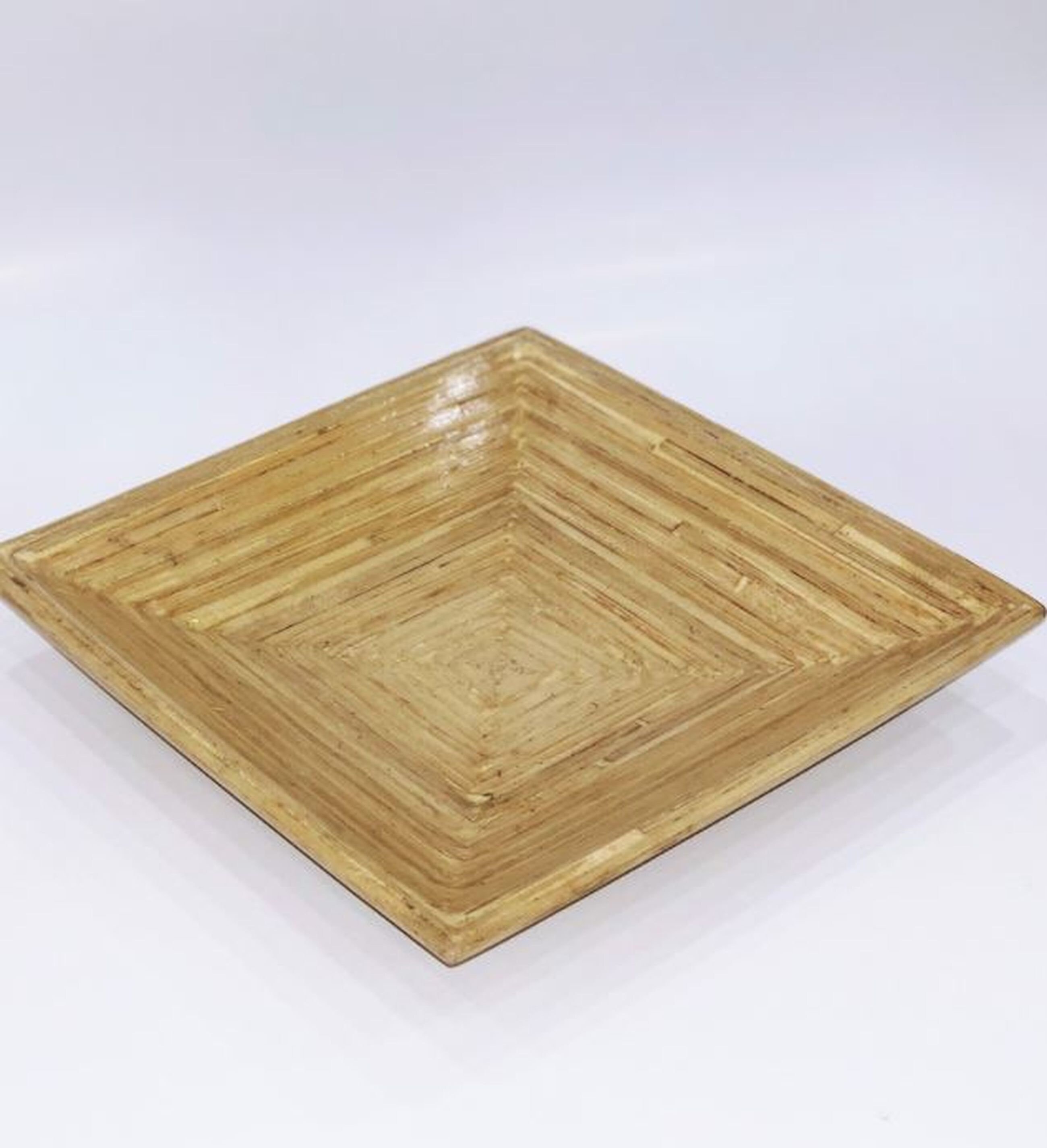 Decorative pressed bamboo plate Bamboo and rattan plate Etsy