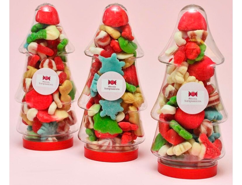 Christmas Tree Sweet Jar Etsy UK