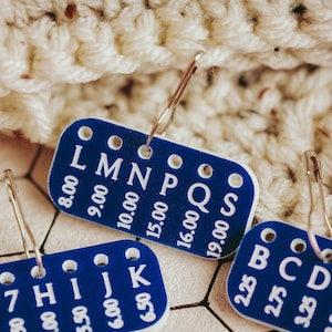 Hook Minder Set, Crochet Hook reminders, Hook markers