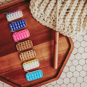Hook Minder Set, Crochet Hook reminders, Hook markers