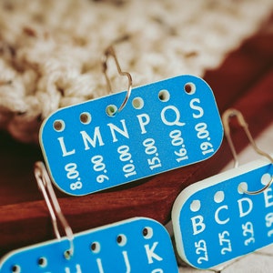 Hook Minder Set, Crochet Hook reminders, Hook markers
