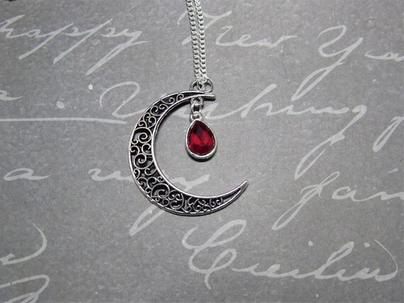 Moon birthstone necklace discount