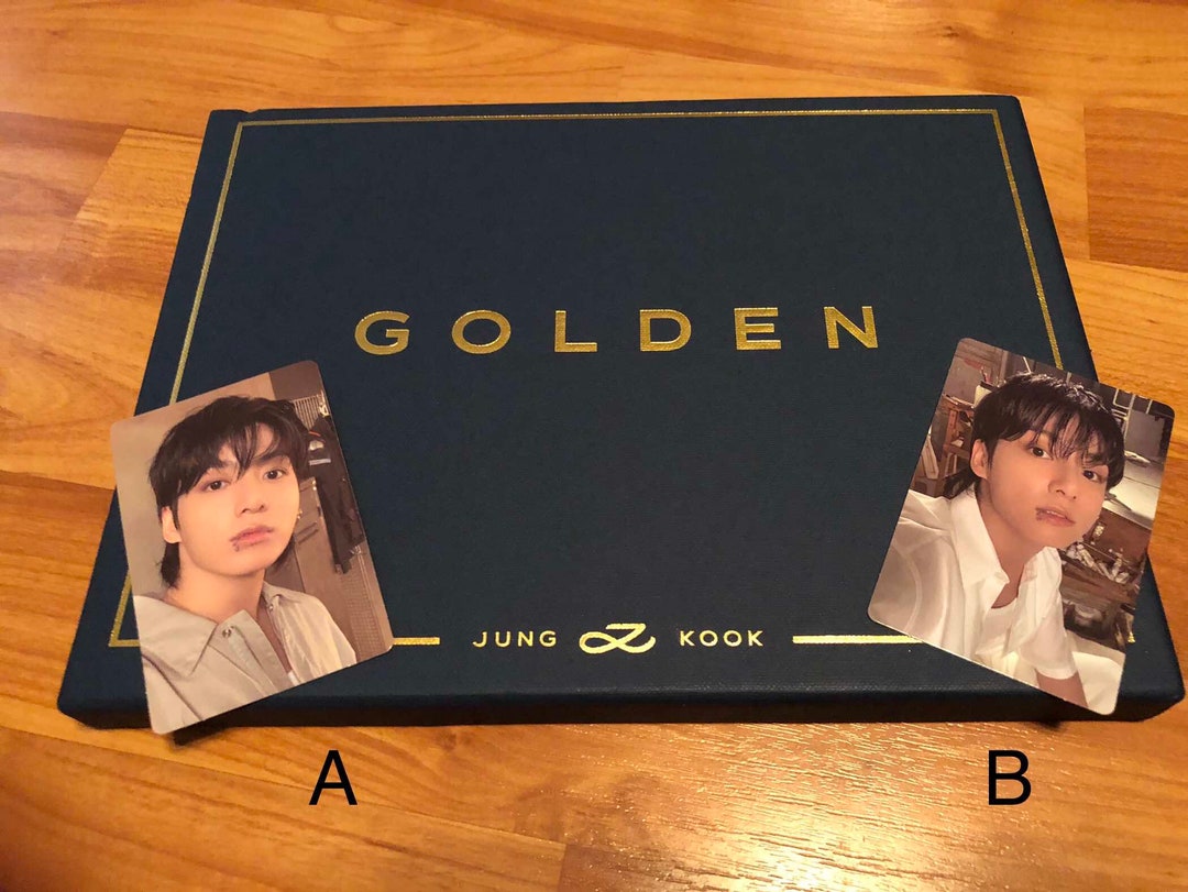 BTS Jungkook Golden Official Photo Cards Etsy