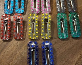 Bias Microphone Color Hair Clips/Barrettes