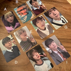 Official BTS Jin Happy Photocards