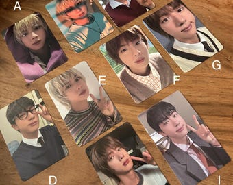 Official BTS Jin Happy Photocards - Etsy