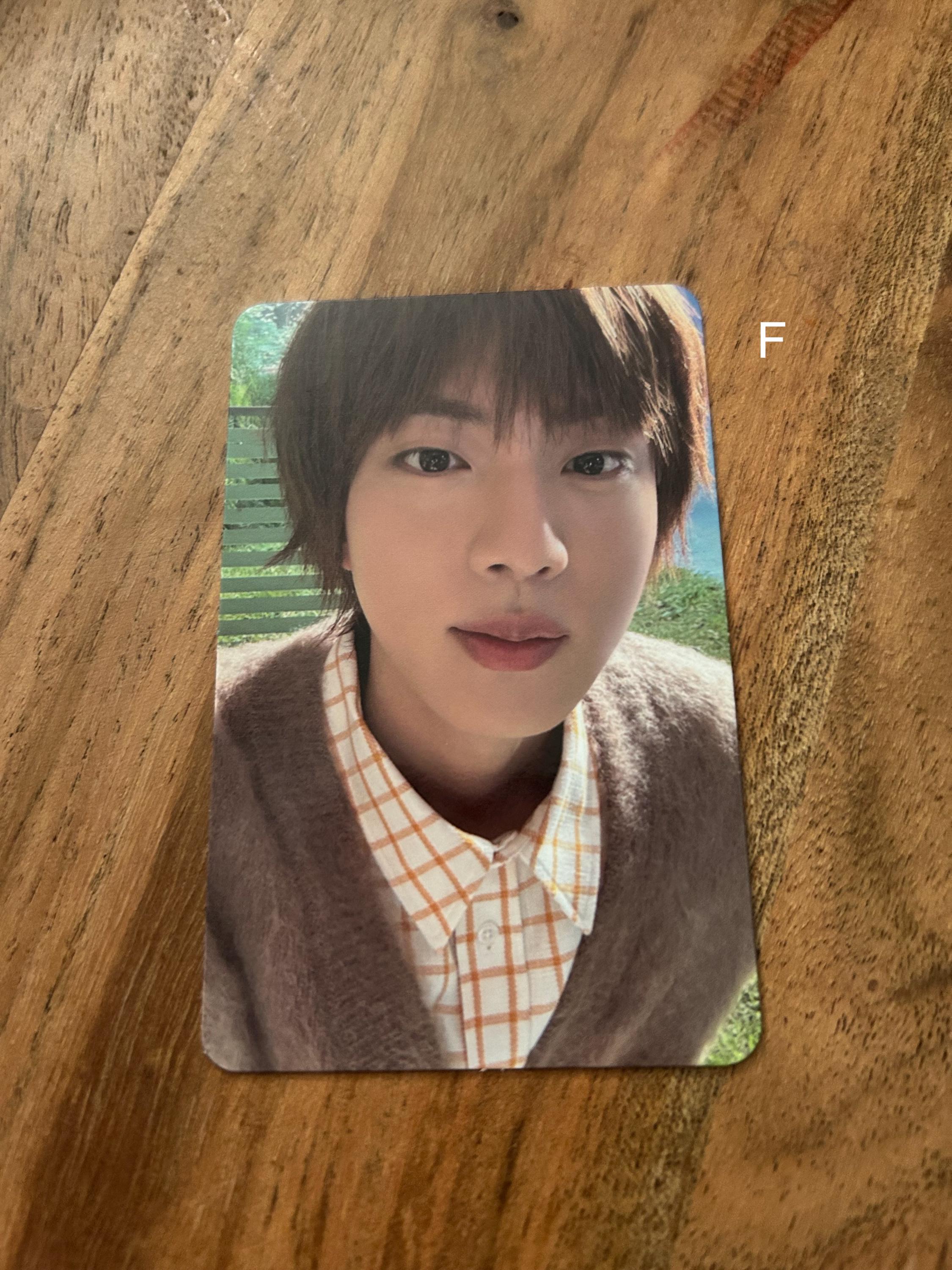 Btsのジンさんのphotocards！ Official BTS Jin Happy Photocards - Etsy
