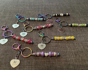 Bias Beaded Keychains