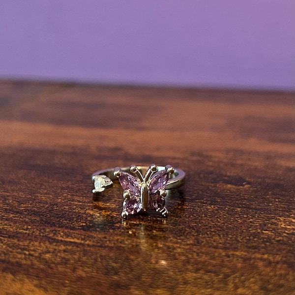 Butterfly Anxiety Fidget Spinner Ring