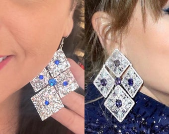 T swift Grammy 2023 dupe light leather earrings midnights version ships within 1-3 business days internationally