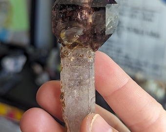 Gorgeous Amethyst Scepter with Hematite & Phantom inclusions from the Chibuku Mine, Zimbabwe