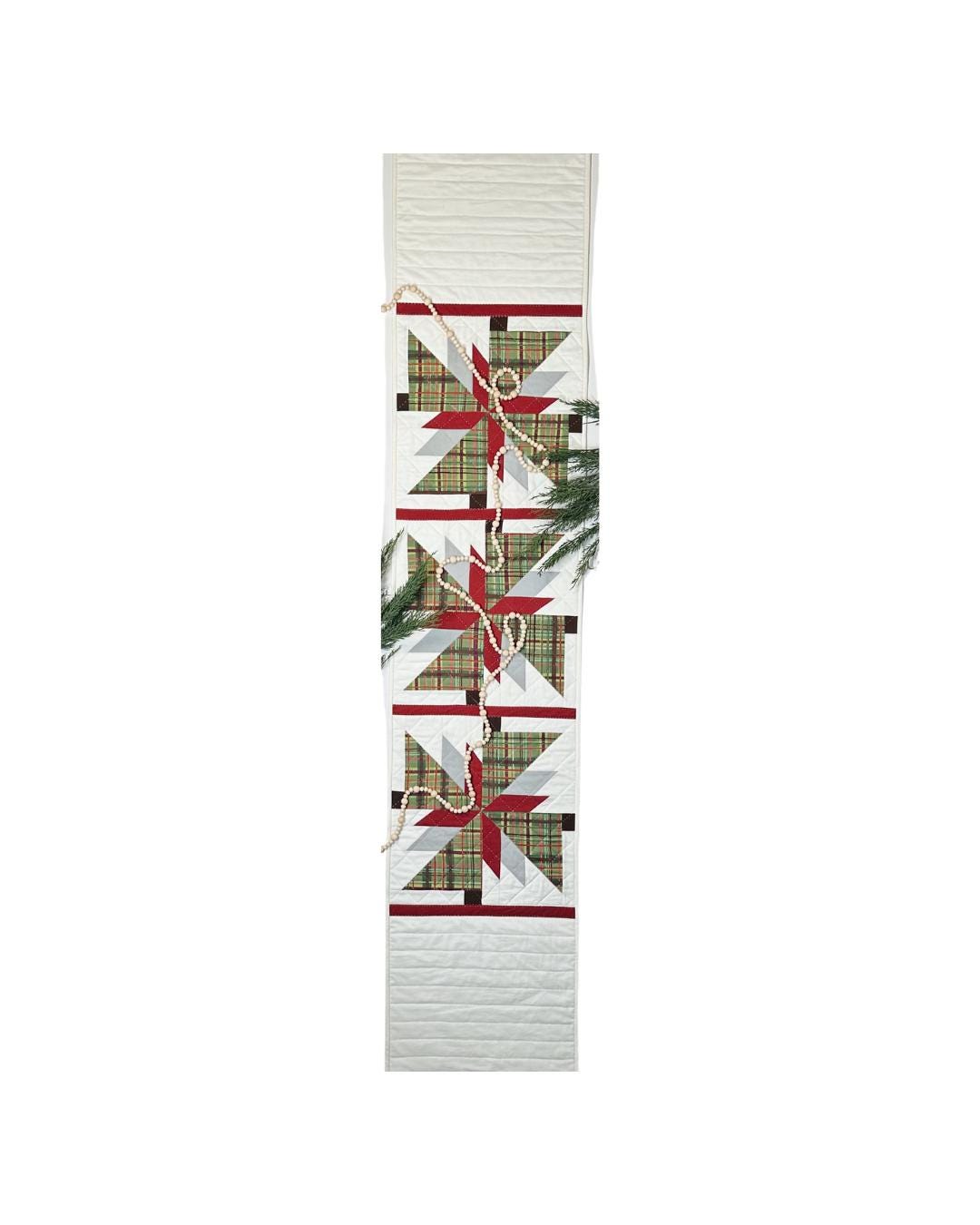 Pinery Table Runner PDF Pattern: Christmas Quilt Sewing (16” X 82”) - Etsy