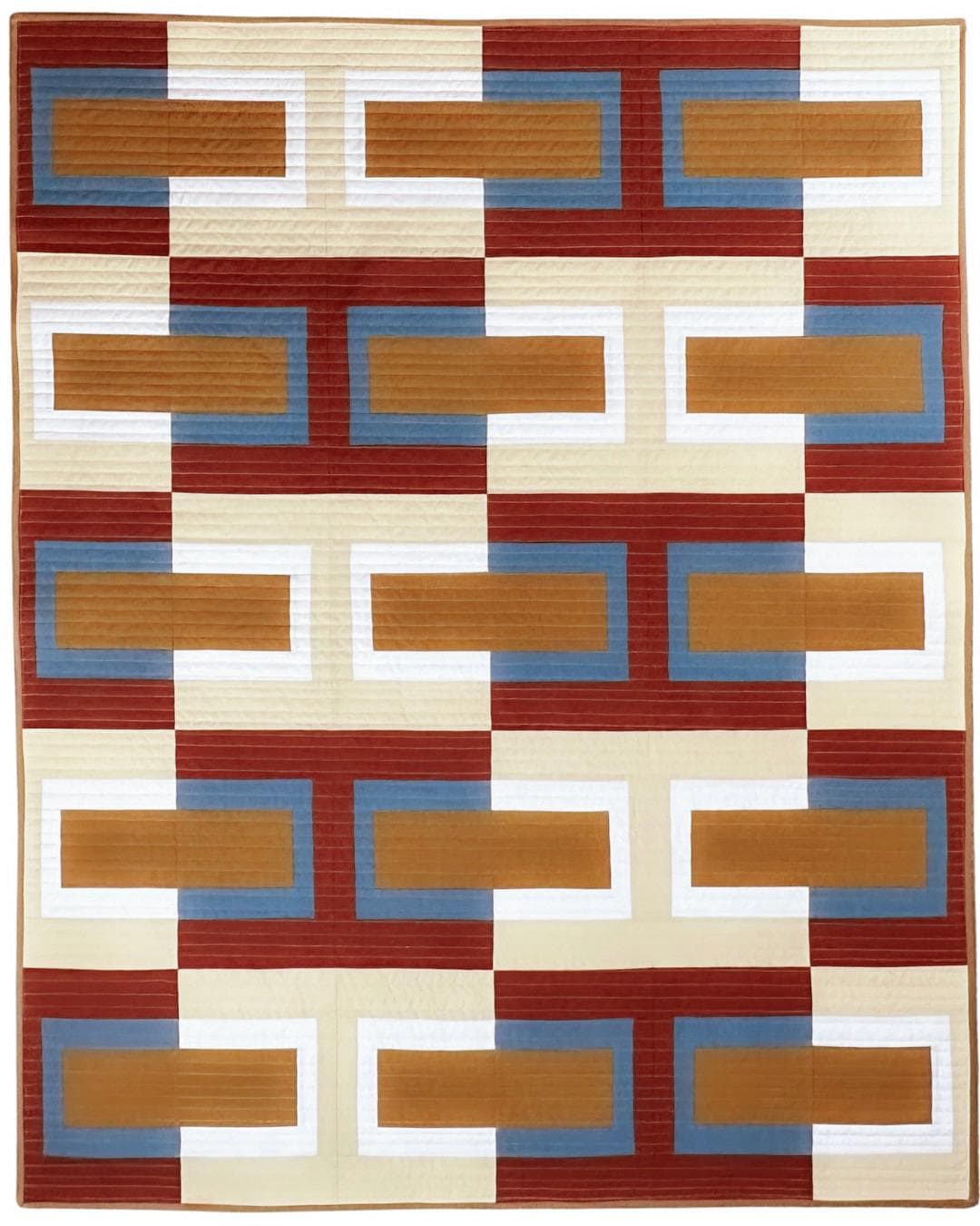 Modern Log Cabin Quilt Pattern: Beginner Friendly (PDF Download) - Etsy