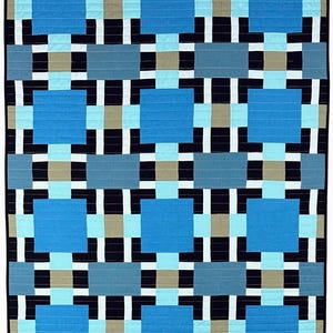 Caminos Modern Quilt Pattern: Geometric Southwestern Design (PDF Download)