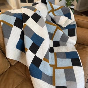 Modern Windmill Quilt Pattern | Beginner PDF Sewing Pattern