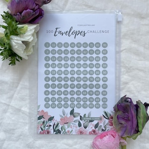 100 Envelopes Challenge Tracker A5 - Umschlagmethode